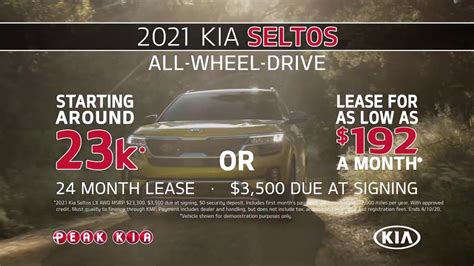 Peak Kia Colorado Springs | #1 Kia Dealer in Colorado | 2021 Kia Seltos ...