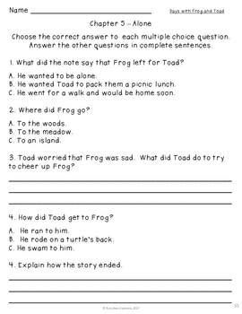 Days with Frog and Toad Book Study by Busy Bee Creations | TpT