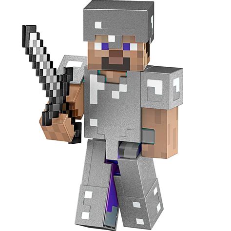 Minecraft Diamond Level Steve Action Figure