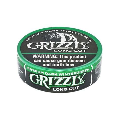 Order Grizzly Dark Wintergreen 1.2oz Long Cut Northerner US