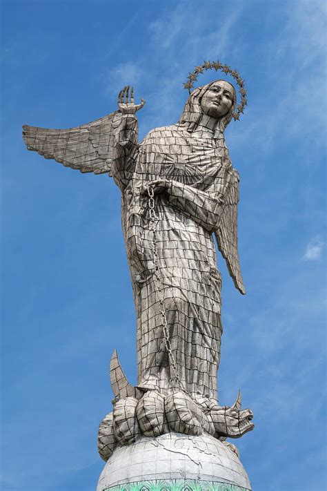 Virgin Mary de Quito Statue Photograph by Gabrielle Therin-Weise - Fine Art America