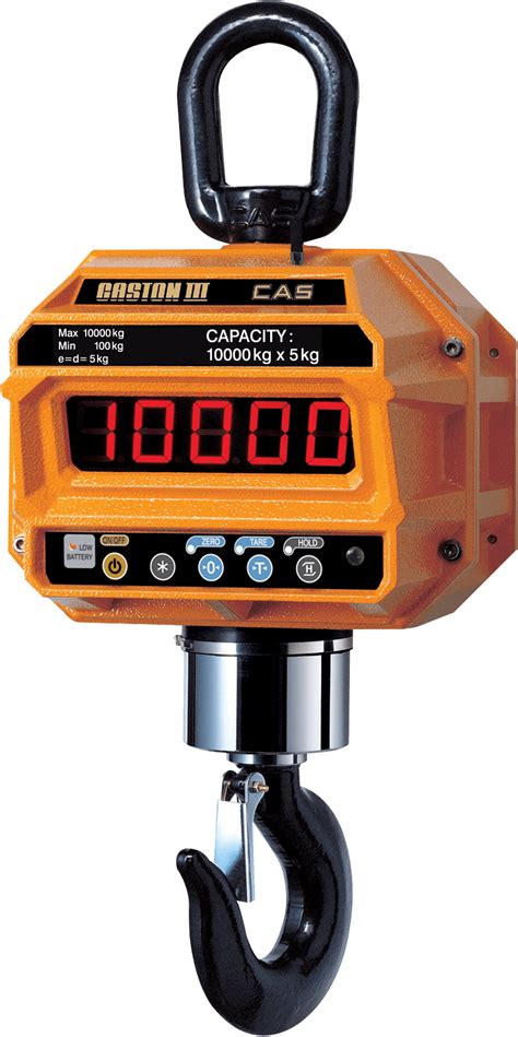 CAS CASTON-III BT Bluetooth Crane Scale - CAS Scales Australia