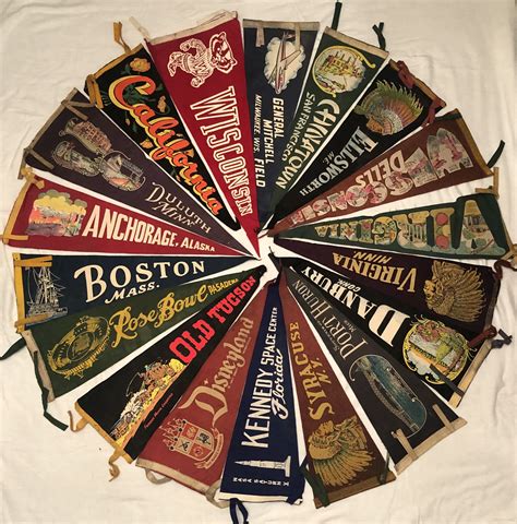 Vintage Pennants | Vintage, Pennant, Antiques