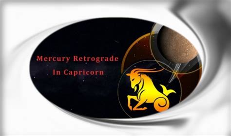 2023 Mercury Retrograde in Capricorn - December 2023 to January 2023