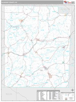 Allegany County, NY Map (Premium Style)