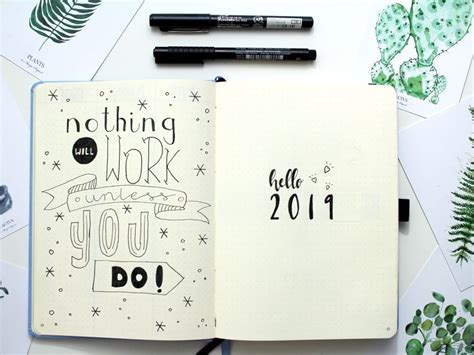 Bullet Journal Monthly Cover: 150+ Ideas for 2024 - AnjaHome