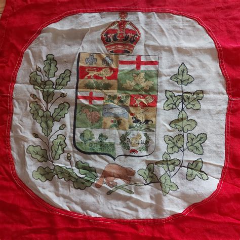 WW1 Canadian Red Ensign Flag 76 X 44 Inches – Canadian Soldier Militaria