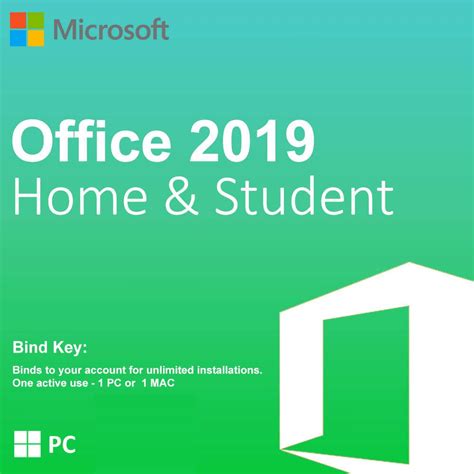 Microsoft Office Home & Student 2019 1 - PC ONLY - Digital License ...