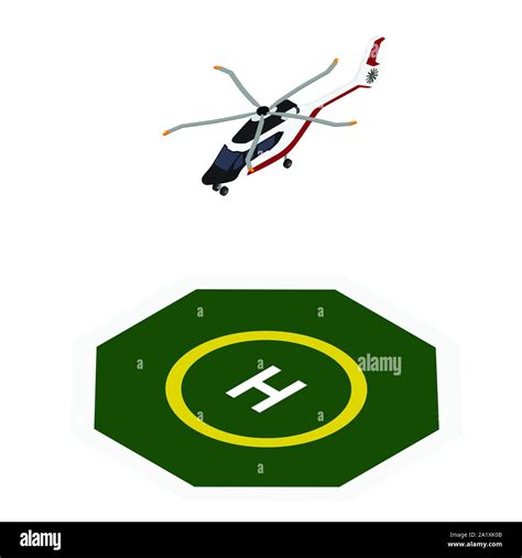 Helicopter Landing Stock Vector Images - Alamy