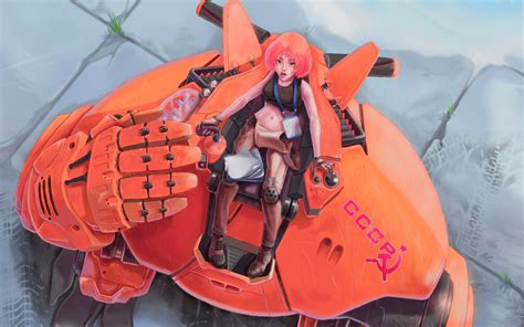 Wallpaper : anime girls, robot, futuristic 1920x1200 - WallpaperManiac ...