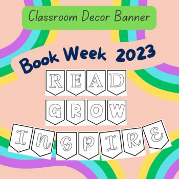 BOOK WEEK BANNER 2023 by Fuelled by Curiosity | TPT