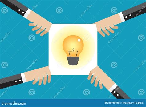 Businessman Share Ideas Working Stock Vector - Illustration of ...