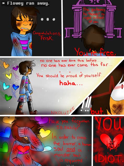 Undertale comic- The 'neutral' ending (page 1) by Nikolutke on DeviantArt