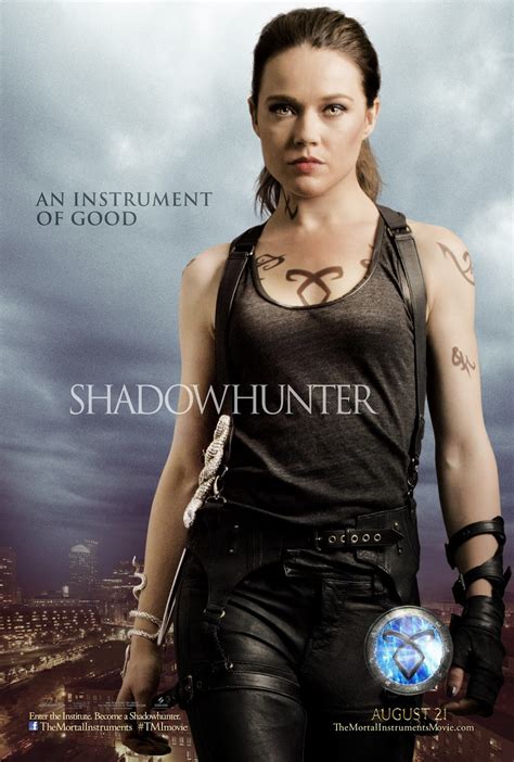 Alec and Isabelle character posters from ‘THE MORTAL INSTRUMENTS: CITY OF BONES’ – TMI Source