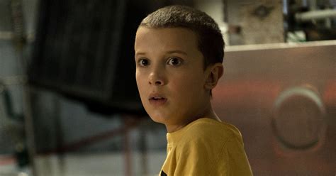 Eleven Stranger Things Long Hair - Millie Bobby Brown