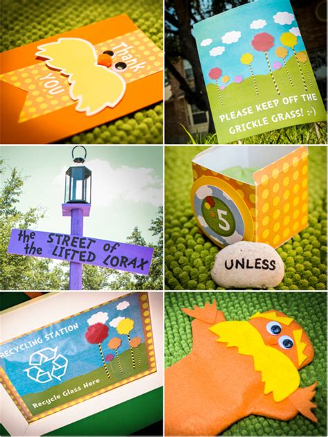 An Incredible Lorax Inspired Birthday Party - Party Ideas | Party Printables Blog