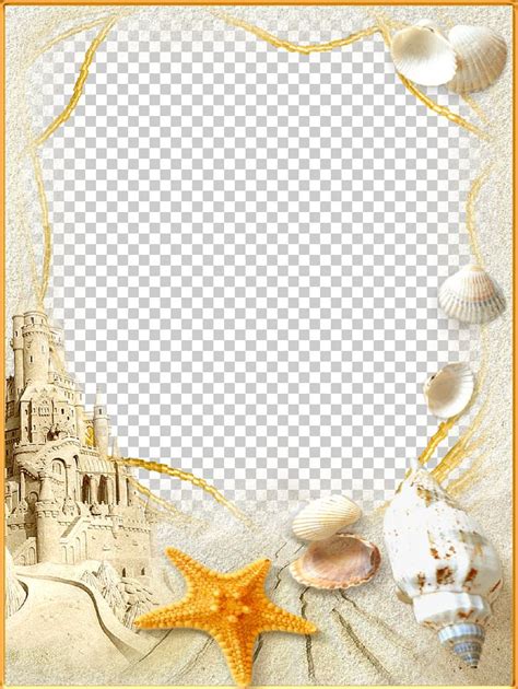 Beach Frames PNG, Clipart, Beach, Clip Art, Nature, Picture Frame, Picture Frames Free PNG Download