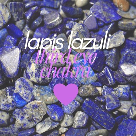 Lapis Lazuli For your Third eye Chakra