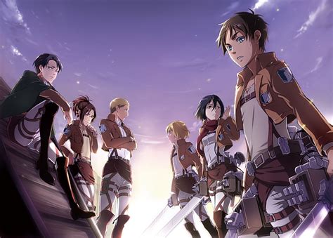 HD wallpaper: eren jaeger, mikasa ackerman, armin arlert, attack on titan | Wallpaper Flare