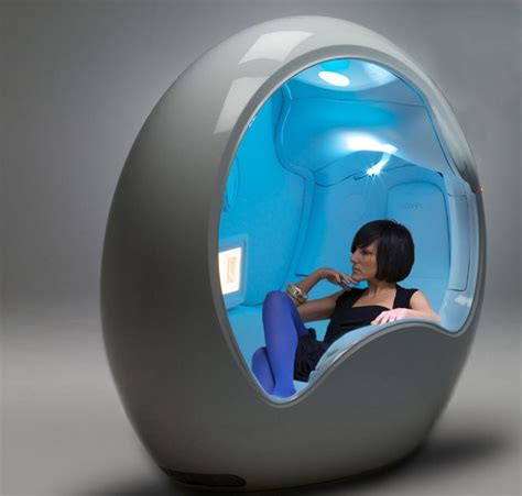 Ovei Pod. Relax and nap in a futuristic-looking egg. | Nap pod, Nap, Pods