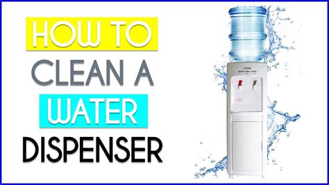 How to clean a water dispenser - YouTube