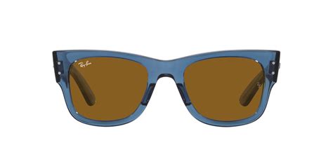 Buy Ray-Ban Ray-Ban Sunglasses | Transparent Blu Sunglasses ( 0Rb0840S | Square | Blue Frame ...