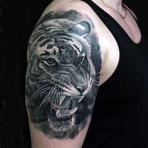 Black Tiger Shoulder Tattoo ~ z Tattoo Geek - Ideas for best tattoos