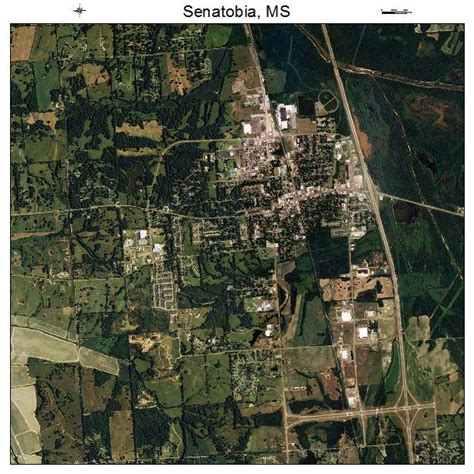 Aerial Photography Map of Senatobia, MS Mississippi