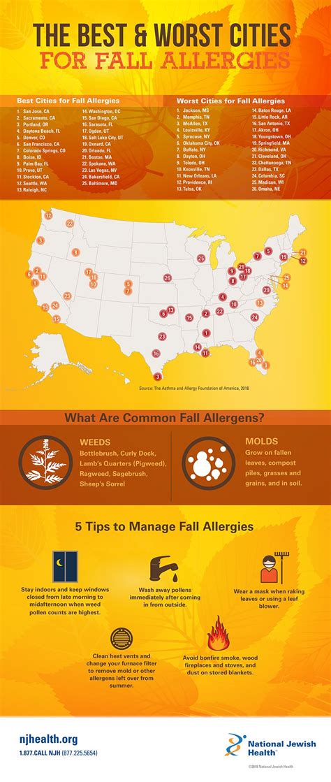 Where Are Fall Allergies the Worst? | Fall allergies, Allergies ...