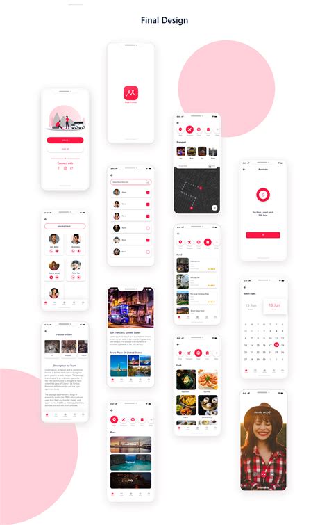 Meet Friends app - UX/UI Case Study :: Behance