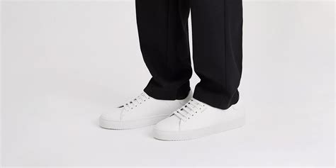 White Leather Shoes For Men