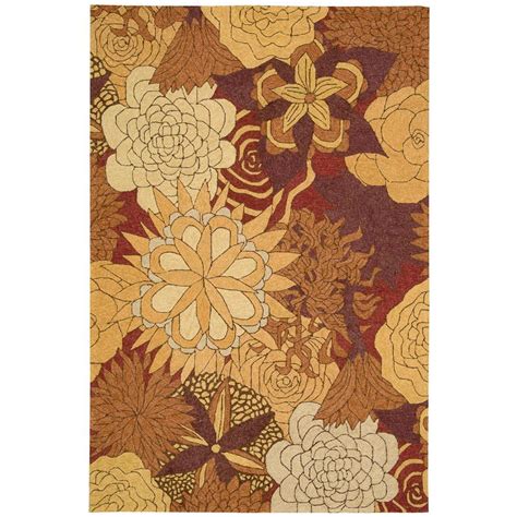 Nourison Overstock South Beach Spice 5 ft. x 8 ft. Indoor/Outdoor Area Rug-172587 - The Home Depot