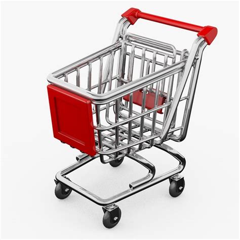 shopping cart 3d model