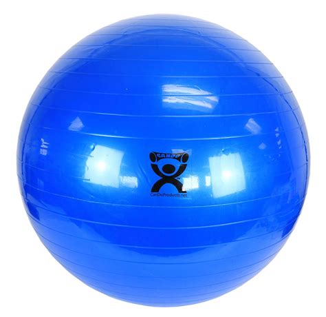 Cando Inflatable Exercise Ball - Blue - 34" (85 cm)