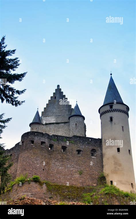 Vianden castle, Luxembourg Stock Photo - Alamy