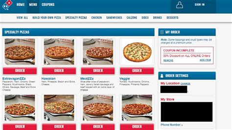 Pizza Online Order