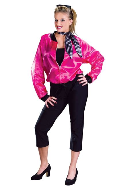 50s Rock N Roll Pink Women Jacket Costume - Dancewear Costumes