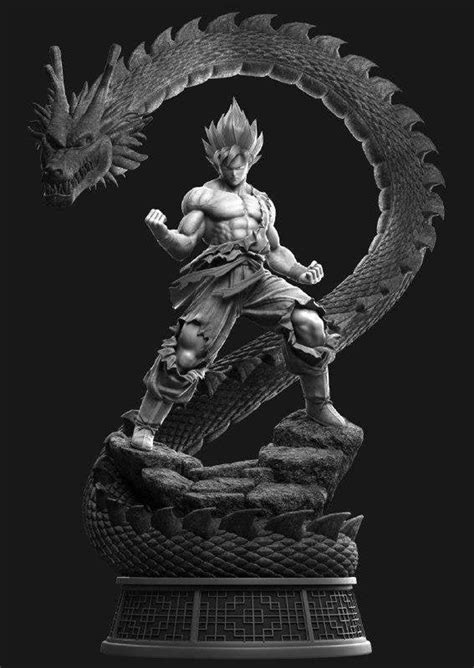 Goku Dragon ball Z STL file 3D model print | Etsy