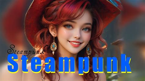 💋 [ AI ] 스팀펑크 스타일 예쁜 소녀 #ai #aigirl Steampunk Style Pretty Girl - YouTube