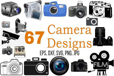 67 Camera Designs Image Bundle Graphic by Quiet Deluxe Digital · Creative Fabrica