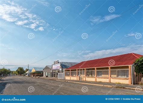 Old Houses and Supermarket in Middelburg in the Eastern Cape Editorial ...