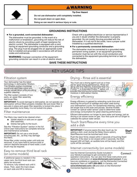 Kitchenaid Dishwasher Service Manual Pdf | Wow Blog