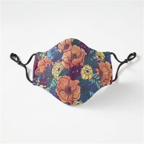 "Wild Flowers" Mask for Sale by littleclyde | Redbubble