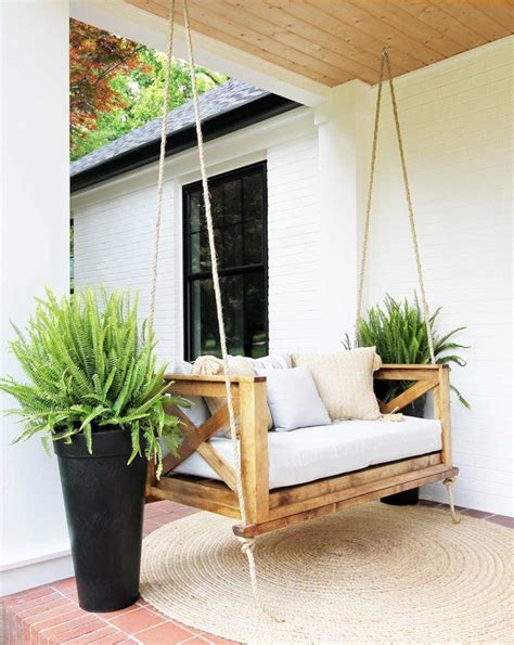 2024 Popular Hanging Daybed Rope Porch Swings