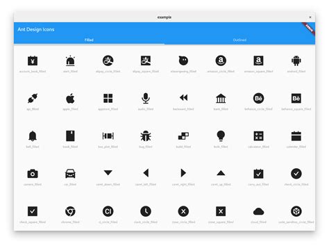 flutter_antd_icons | Flutter Package