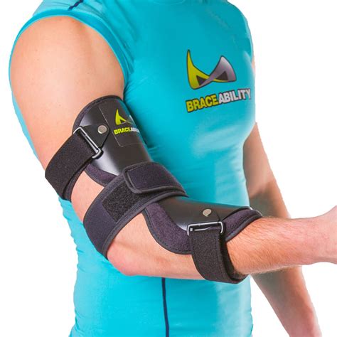 Buy BraceAbility Cubital Tunnel Syndrome Elbow Brace | Splint to Treat ...