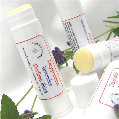 Peppermint Lavender solid perfume stick fragrance organic | Etsy