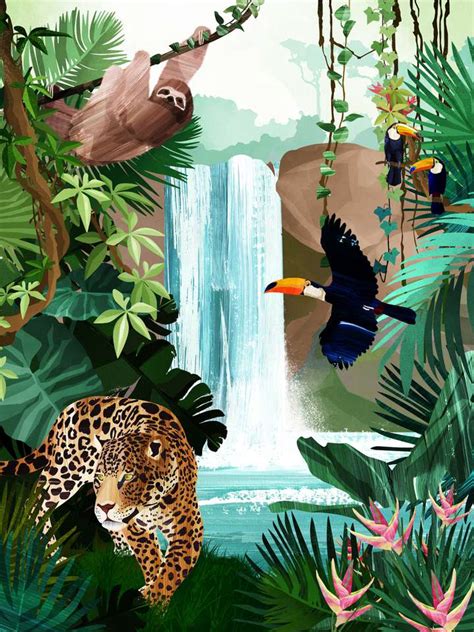 Loods 5 Kunst Poster Jungle by Goed Blauw kopen? Shop posters bij Loods 5