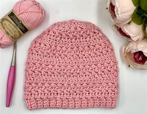 Crochet Chemo Hat Pattern- Kim's Beanie - Through The Loop Yarn Craft