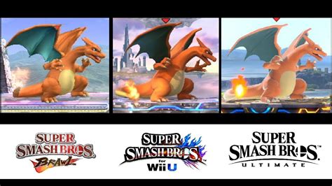 Evolution of Charizard's Moveset in Super Smash Bros. (2008-2018) - YouTube